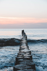 Wellenbrecher, Ostsee, Meer, Nordsee, Wellen, Hintergrund, Natur, Blau, Windig, Sonne, Urlaub,...