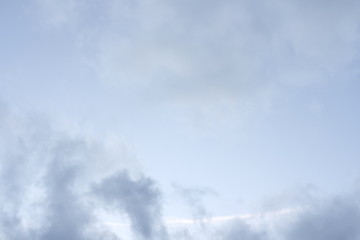 Obraz premium Evening Sky with clouds