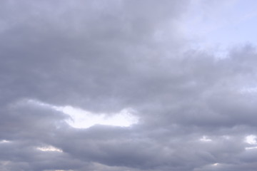 Beautiful evening sky with clouds