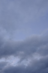 Beautiful evening sky with clouds