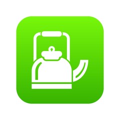 Standing teapot icon. Simple illustration of standing teapot vector icon for web