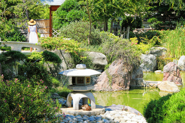 Japanese garden of Monaco