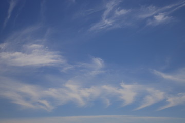 blue sky with clouds