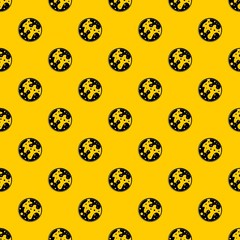 Obraz premium Mars pattern seamless vector repeat geometric yellow for any design