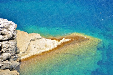 water in swimming place