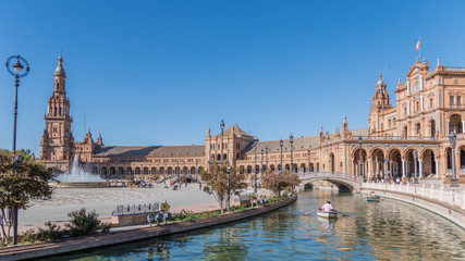 Fototapeta premium Palais de la place d'Espagne à Seville
