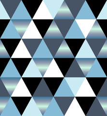 Elegant luxury triangular geometry pattern. Abstract stock vector illustration. for surface design, cover, wrapping paper, vip projects. 