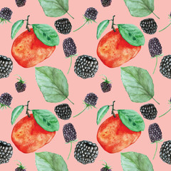 Watercolor seamless pattern