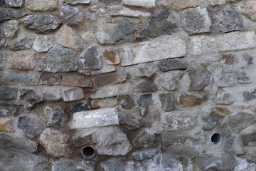 Stone wall texture.