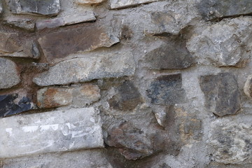 Stone wall texture.