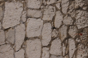 Stone wall texture.
