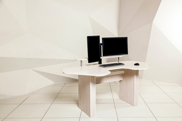 office desk for sitting and standing