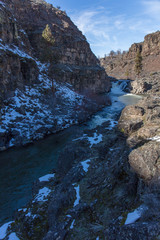 White river falls state park in Oregon