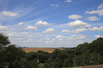 Fototapeta na wymiar panorama of skay