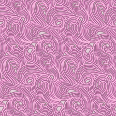 Abstract  seamless vector pattern. Vortex stripes pattern in delicate pink color. Wallpaper design, textiles, postal packaging. 