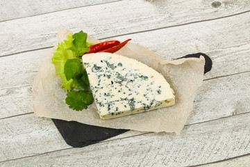 Blue cheese slice