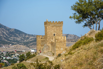 Obraz premium Генуэзская крепость, Судак