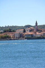 Arona at Lake Maggiore in Italy