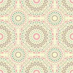 Circular seamless pattern