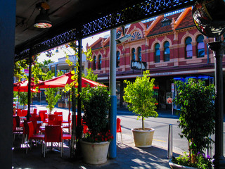 Australia. Street in Adelaide. Year 2005