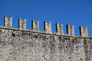 Rocca d'Angera in Angera at Lake Maggiore, Italy