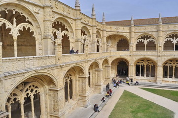 Fototapeta na wymiar Jeronimos Monastery, Lisbon, Portugal