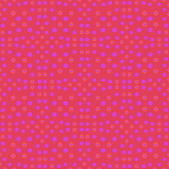 Vibrant dots seamless pattern