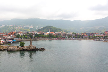 Fototapeta na wymiar Amasra is a small and charming resort on the Black Sea coast of Turkey