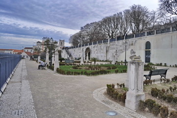 Park in Lisbon, Portugal