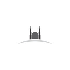 Mosque logo Islamic icon design