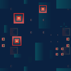 Gradient square vibrant