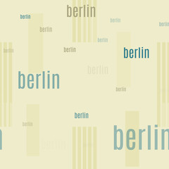 Berlin seamless pattern
