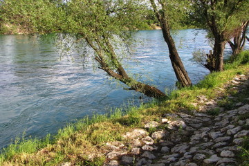 River Neretva in Bosnia and Herzegovina