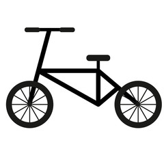 Bicycle simple art geometric illustration