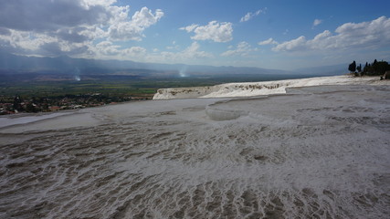 Pamukkale, Turkey Natural tavertine pools