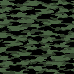 Fototapeta premium texture military camouflage seamless pattern in classic colors clothing style masking camo