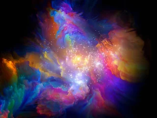 Rolgordijnen Cosmic Colors. © agsandrew