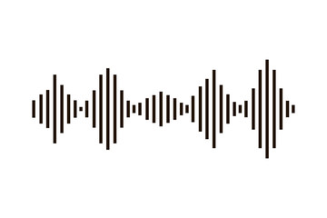sound wave isolated icon