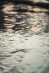 Close-up of water in a public pond