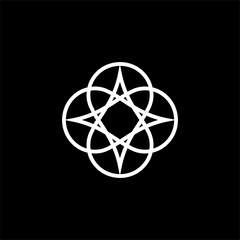 Community and adoption care logo design vector template