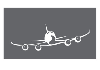 jumbo jet. airliner in the sky. vector image for illustration