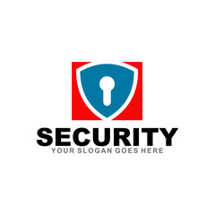 Security logo design vector template