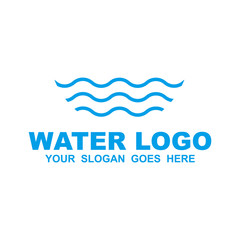 Water logo icon vector template