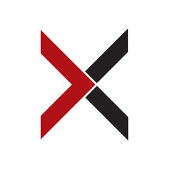 X letter logo design vector template