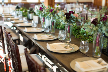 Elegant table decor