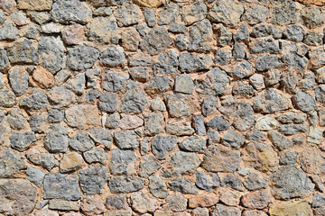 Stone wall closeup background
