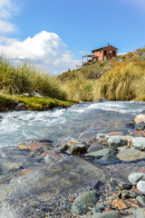 river in mountains