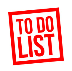 to do list stamp