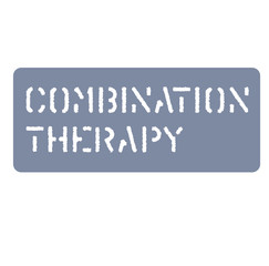 combination sign on white