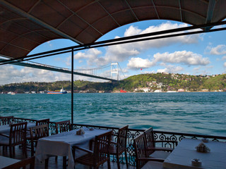 Bosphorus bridge in Turkey